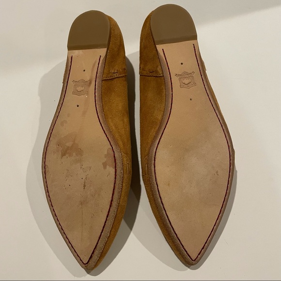 Trask Bianca Suede Pointy Toe Flat Shoe Size 9.5M - Picture 10 of 10